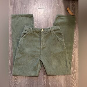 Reformation Wilder Painter High Rise Wide Leg Corduroy Pants